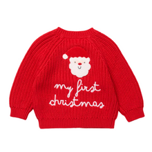 Load image into Gallery viewer, My First Christmas Cardigan