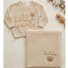 Load image into Gallery viewer, Hello World Jumper and Blanket Set