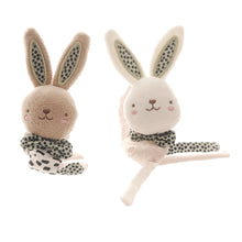 Load image into Gallery viewer, Plush Bunny Wrist Rattles