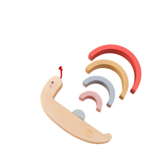 Load image into Gallery viewer, Wooden Snail Stacker