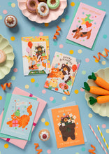 Load image into Gallery viewer, Kids Dinner Party, Bright Children's Birthday Card