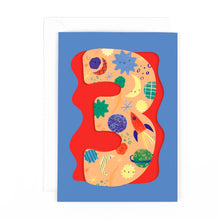 Load image into Gallery viewer, Doodle 3 Age Card Boys