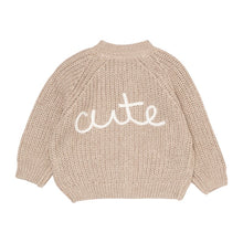 Load image into Gallery viewer, Taupe Cute Cardigan
