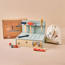 Load image into Gallery viewer, Just Bee Kids Wooden Tool Bench FSC®
