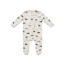 Load image into Gallery viewer, On The Farm Print Zip Sleepsuit