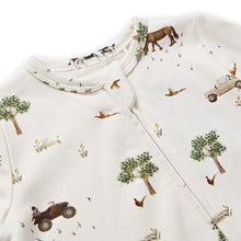 Load image into Gallery viewer, On The Farm Print Zip Sleepsuit