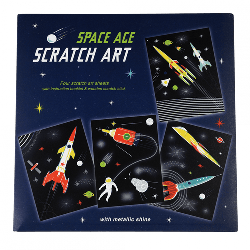 Scratch art - Space Age