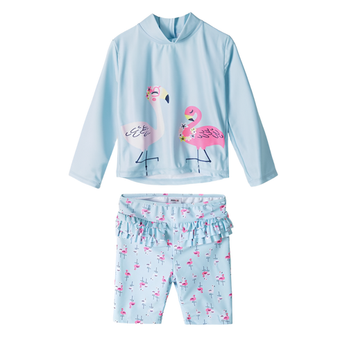 Flamingo 2 Piece Rash Suit