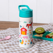 Load image into Gallery viewer, Farmyard Metal Water Bottle
