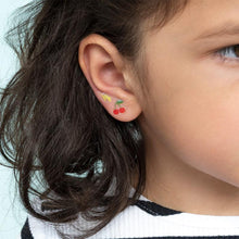 Load image into Gallery viewer, Cherry Stick On Earrings