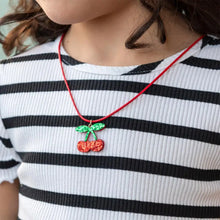 Load image into Gallery viewer, Glitter Cherry Necklace