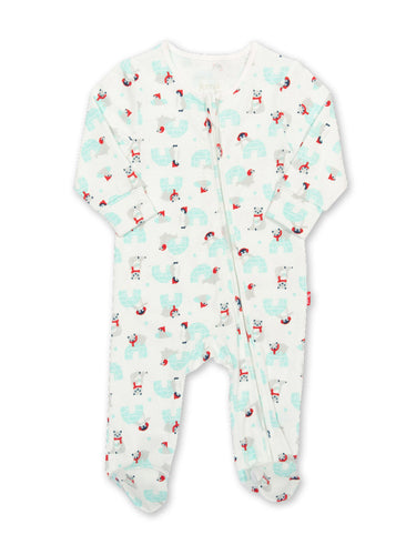 Snowy Homes Sleepsuit