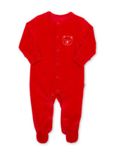 Load image into Gallery viewer, Mr Bear Velvety Sleepsuit