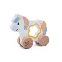 Load image into Gallery viewer, JUMINI Push Along Friends Unicorn