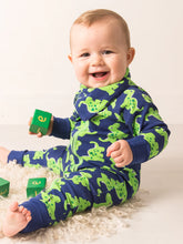 Load image into Gallery viewer, Maple the Dino Zip-Up Romper