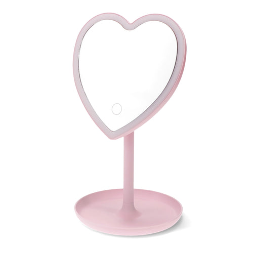 Light Up Vanity Mirror - Heart