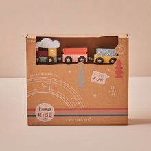 Load image into Gallery viewer, Wooden Train Set
