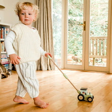 Load image into Gallery viewer, Wooden Push Along Tractor