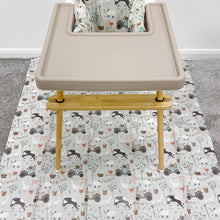 Load image into Gallery viewer, Children’s Splash Mat | Farm Animals Print | Table Cloth
