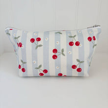 Load image into Gallery viewer, Cherry Stripe Nappy Wallet – Baby Essentials Organiser