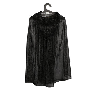 Children's Glitter Cape - Black