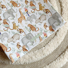 Load image into Gallery viewer, Jungle Wedge Baby Changing Mat | Handmade UK