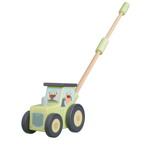 Wooden Push Along Tractor