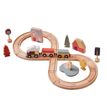 Load image into Gallery viewer, Wooden Train Set