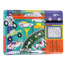 Load image into Gallery viewer, Colouring fun and games mat - cars