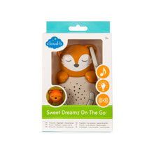 Load image into Gallery viewer, Cloud B Sweet Dreamz Travel Night Light &amp; Sound  Fox