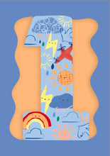 Load image into Gallery viewer, Doodle 1 Age Card Boys