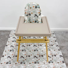 Load image into Gallery viewer, Children’s Splash Mat | Farm Animals Print | Table Cloth