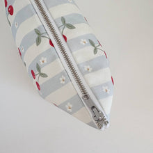 Load image into Gallery viewer, Cherry Stripe Nappy Wallet – Baby Essentials Organiser