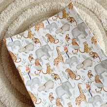 Load image into Gallery viewer, Jungle Wedge Baby Changing Mat | Handmade UK