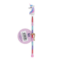 Load image into Gallery viewer, Stackable crayon pen - Unicorn