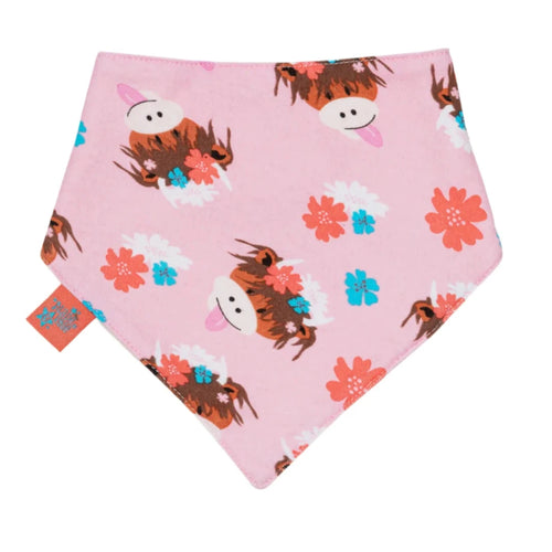 Bonnie Highland Cow Bib
