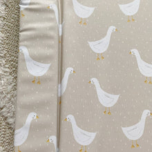 Load image into Gallery viewer, Baby Changing Mat | White Goose Unisex Print | Handmade UK