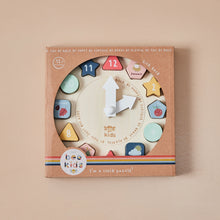 Load image into Gallery viewer, Wooden Puzzle Clock