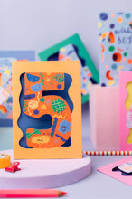 Load image into Gallery viewer, Doodle 5 Age Card Boys