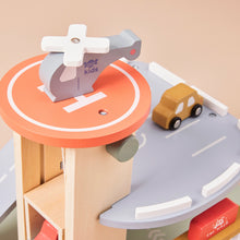Load image into Gallery viewer, Wooden Car Wash Garage Toy