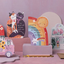 Load image into Gallery viewer, Kids Rainbow Birthday Card | Childrens Birthday Cards
