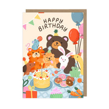 Load image into Gallery viewer, Kids Dinner Party, Bright Children's Birthday Card