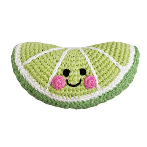 Friendly Lime Slice Rattle