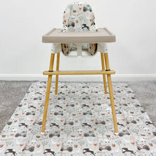 Load image into Gallery viewer, Children’s Splash Mat | Farm Animals Print | Table Cloth