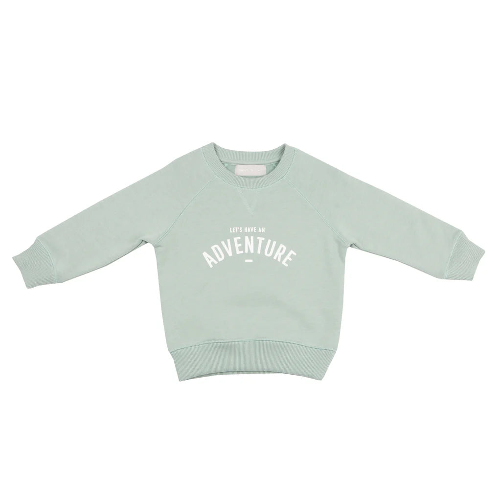 SAGE 'LET'S HAVE AN ADVENTURE' SWEATSHIRT