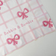 Load image into Gallery viewer, Pink Bows Messy Mat – Waterproof, Wipe Clean