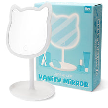 Load image into Gallery viewer, Light Up Vanity Mirror - Cat