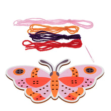 Load image into Gallery viewer, Learn To Sew Wooden Hand-Stitch Set - Butterfly