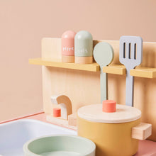 Load image into Gallery viewer, Just Bee Kids Wooden Table Top Kitchen (FSC)