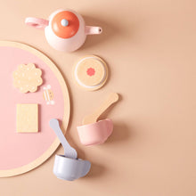 Load image into Gallery viewer, Just Bee Kids Wooden Tea Set FSC